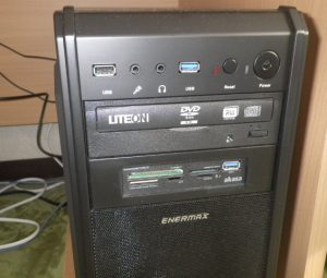 日立LDデータストレージ（SATAスーパーマルチＤＶＤ24倍速）換装