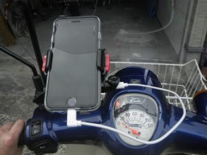 スーパーカブ110（JA44）スマホホルダー取付